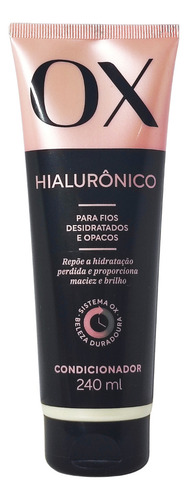 Kit Ox Shampoo E Condicionador Profissional Hialurônico 200m