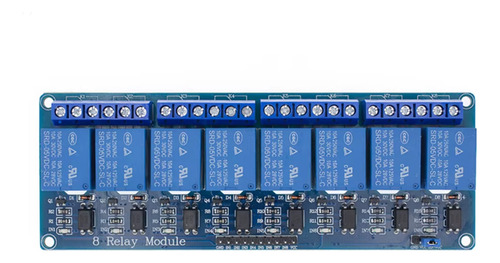Módulo Relay Relevador 8 Canales 5v 10a Compatible Arduino