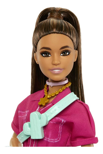 Barbie Traje De Moda Overol Rosa