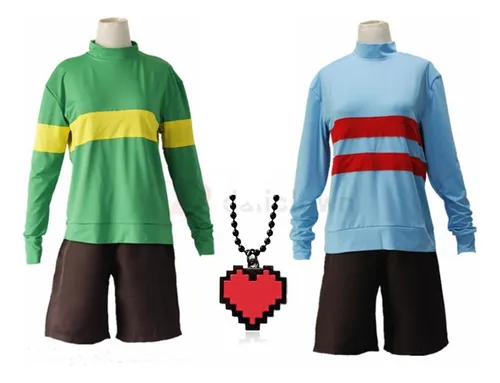 Disfraz De Cosplay De Chara Frisk Undertale, Juego De Anime