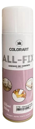 Spray Cola Adesivo De Contato Colorart All-fix 300ml Forte