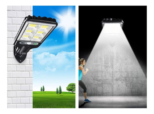 72cob Potentes Luces De Calle Solares Al Aire Libre Solar