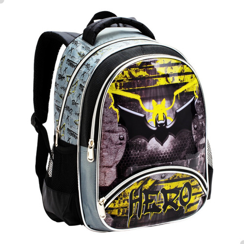 Mochila De Costas Hero Morcego - Denlex