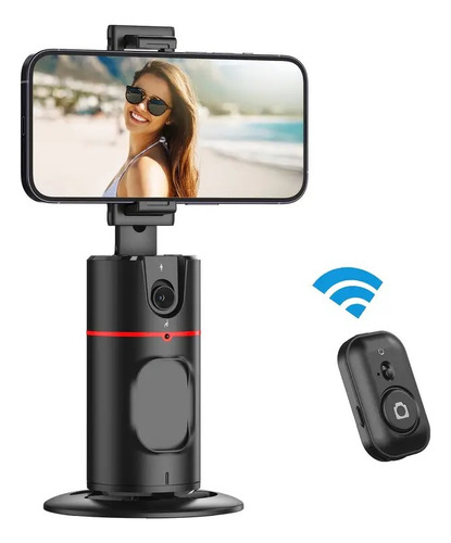 Trípode P02 Con Seguimiento Facial Automático De 360° Color Negro Kamisafe