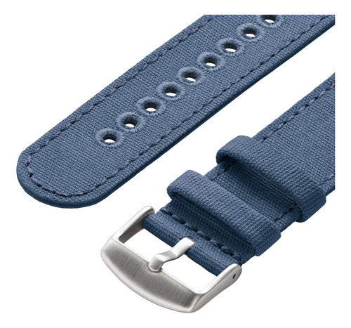 Pulseiras De Relógio Archer Canvas Quick Release 22 Mm Azul
