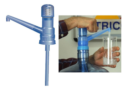 Bomba Aqua Push Para Garrafón Tricorp Ag-1 30ml X Bombeo Color Azul