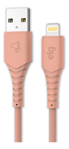 Cabo Apple Lightning ELG Emborrachado Rosa 1.2m - L812r