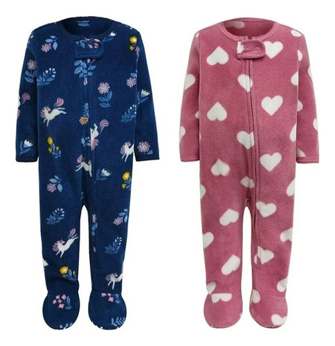 Set 2 Mamelucos Invernales Para Niña