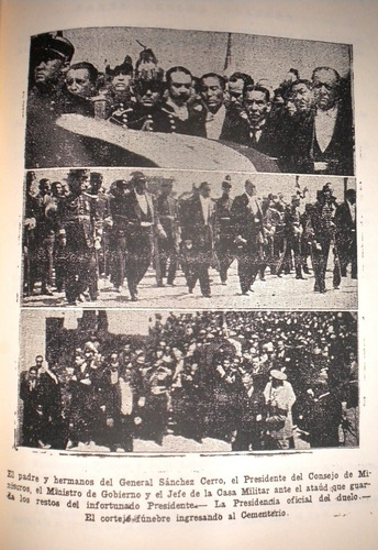 Corona Funebre Del Señor Don Luis M. Sanchez Cerro