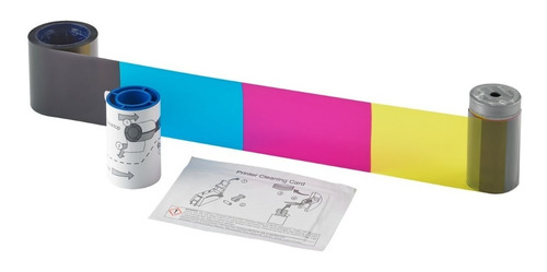 Ribbon Color Ymckt X 250 Impresiones - Datacard Cd165 