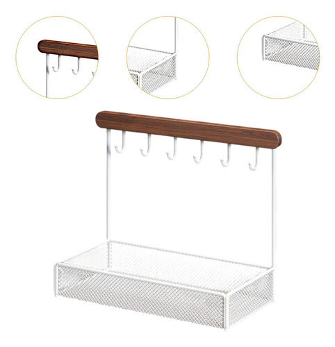 Caja De Almacenamiento De Soporte De Joyería Base Cuadrada