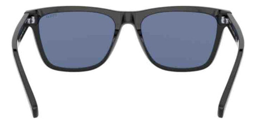 Gafas de sol negras Polo Ralph Lauren 0ph4167 50018056 con lente azul oscuro, diseño liso
