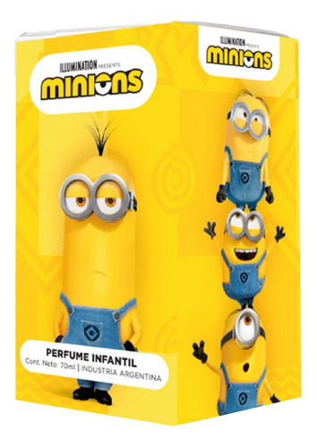 Perfume Infantil Minions Caja 70 Ml