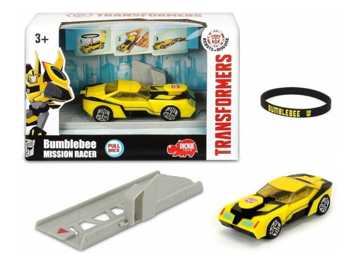 Tranformer Mision Racer Bumblebee Con Pullback