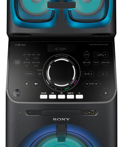 Minicomponente Sony Mhc-v90dw Negro 2400w Bluetooth
