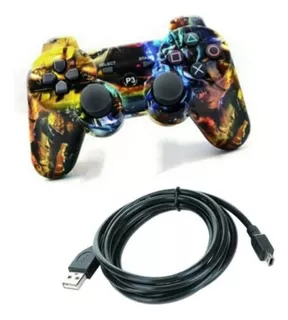 Control Ps3 Diseño Compatible+ Cable De Carga Promo!!!