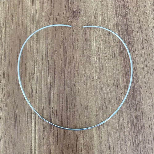 Imagen 6 de 10 de Collar Gargantilla De Plata .925 Ovalada Tubo Mujer Agálea
