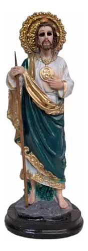 San Judas Tadeo Figura Resina 20 Cm + Oración C/ Imagen