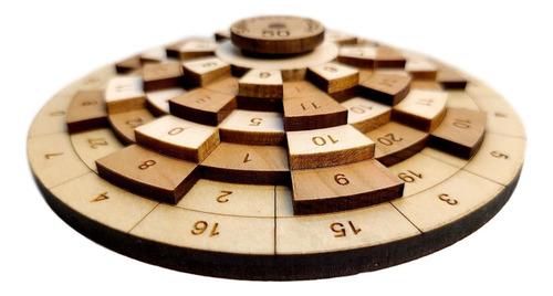Nuevo Quebra-cabeça De Matemática De Madeira - Brinquedo