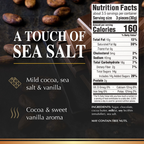 Lindt Excellence Sea Salt 100grs (6 Barras)