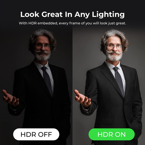 Cámara Web 4k Con Autoenfoque Y Bokeh Para Streaming