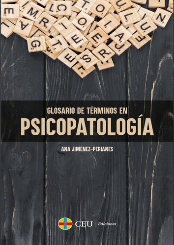 Libro Glosario De Términos En Psicopatología