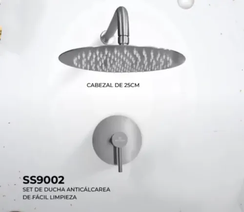 Set Ducha Acero Inoxidable