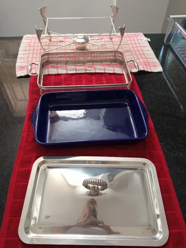 Banjeja De Servir Baño Plata (Usado)