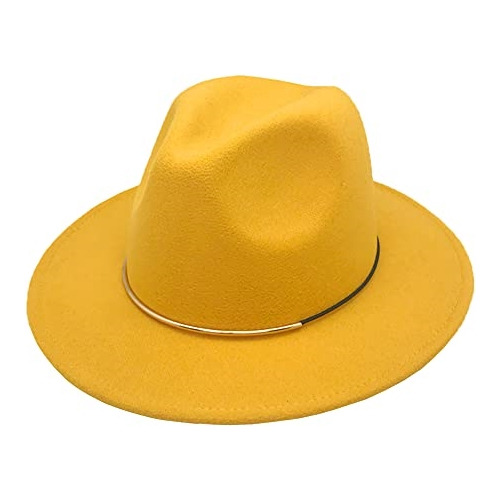 Gorros Sombreros Y Boinas Para Mujer Con Hebilla Amarillo