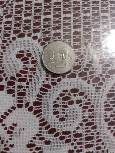 Moneda Antigua $ 10 Pesos Hidalgo Año 1989