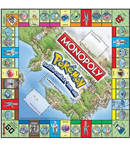 Monopoly Pokemon Kanto Edition + Obsequio