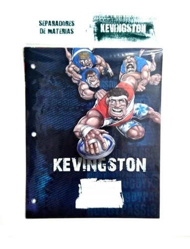 Separadores Escolares De Materias N° 3 Kevingston X 6