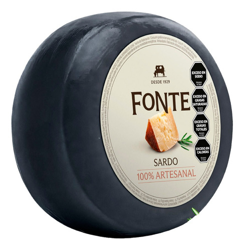 Queso Sardo Fonte Horma Completa 3.5 Kg Aprox