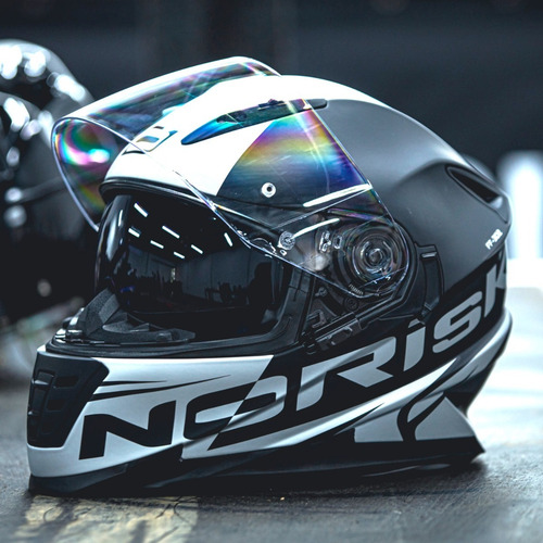 Imagem 1 de 10 de Capacete Moto Norisk Ff302 Com Viseira Solar