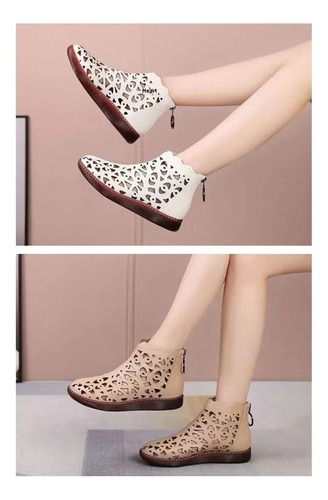 Botines Holgados Y Sandalias De Suela Plana Para Mujer