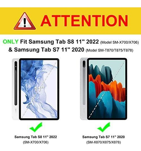 Funda Para Samsung Galaxy Tab S8 S7 (sm-x700/x706/t870/t875)