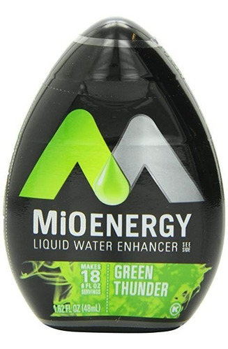 Mio Liquid Energy Enhancer Agua, Verde Trueno, 1,62 Onza