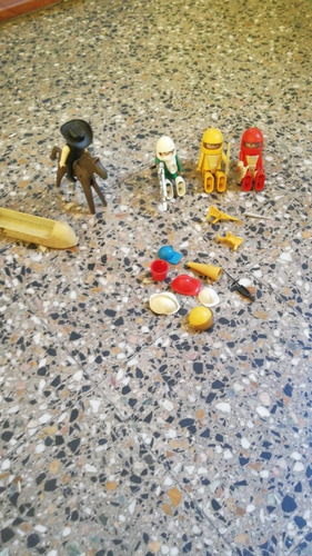 Caballeros Playmobil (lote De Muñecos) (Usado)