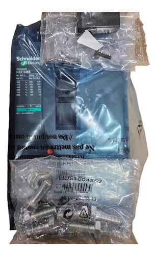 Disjuntor Nsx630s Mic 1.3m 3p 500a C63s31m500 - Schneider