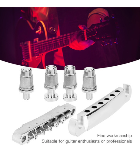 Puente Para Guitarra Eléctrica Lp Juego Fijo De 6 Cuerdas Al