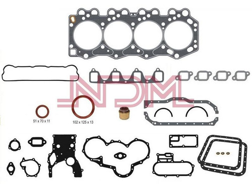 Jgo Juntas De Motor Completo Mazda Sl 3.5 4 Cil 84-  46f7