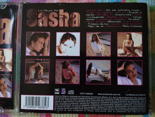 Sasha Cd Lo Mejor De V (Usado)