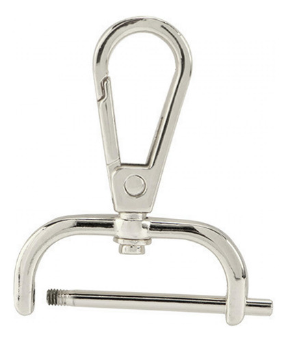 Cierres De Pinza De Langosta Para Bolso, Llavero, 31mm Plata