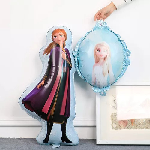 Kit Fiesta Frozen Elsa Olaf Decoracion Globos De Cumpleaños