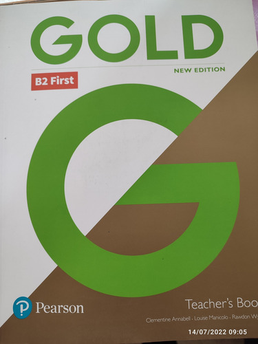 Gold B2 New Edition Teacher's Book W/ Pearson Portal Access.