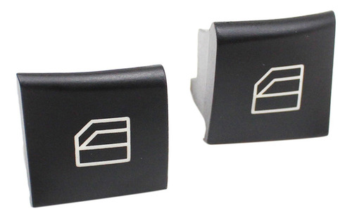 2x Tapas De Botón De Interruptor De Ventana For Mercedes