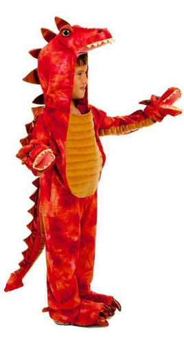 Disfraz De Dragón Rojo Hydra Para Bebé Niño 2t