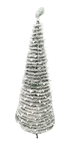 Árbol Nevado 180cm Navidad Decoración Diciembre Ref. 0861-1