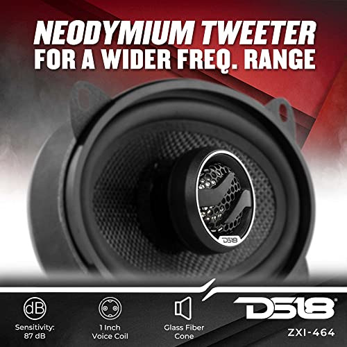 Altavoces Coaxiales 4x6 Ds18 Zxi-464 Elite 120 W 4 Ohmios (2