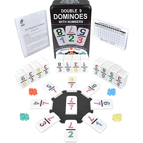 Dominos Game Double 9 - Dominos Set For Adults And 36lrf